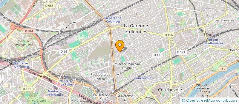 localisation de l'entreprise SPAG SECUR PROTEC ASSIS GARDIENNAGE  COURBEVOIE