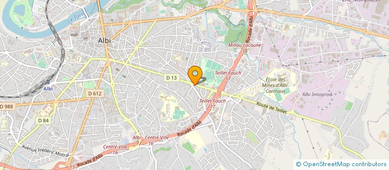 localisation de l'entreprise SPAIK à ALBI