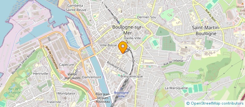 localisation de l'entreprise SPAIN FISH TRADING  BOULOGNE-SUR-MER