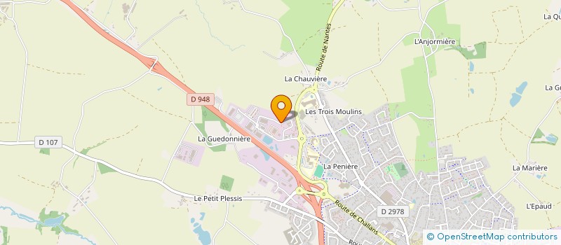 localisation de l'entreprise SPAIR TWO  AIZENAY