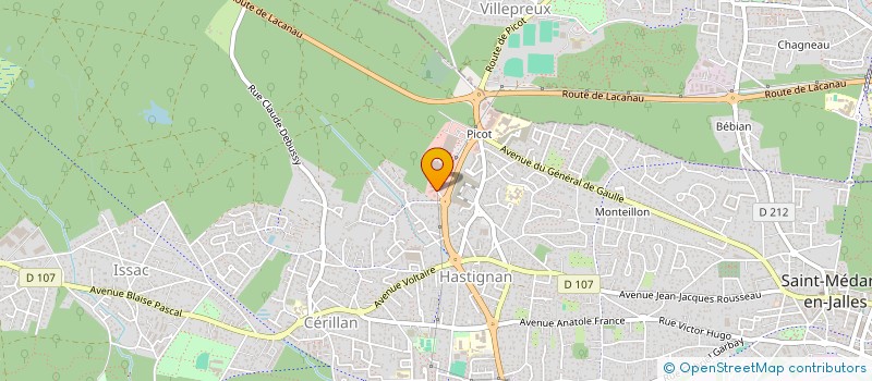 localisation de l'entreprise SPAIRE SARL à SAINT-MEDARD-EN-JALLES