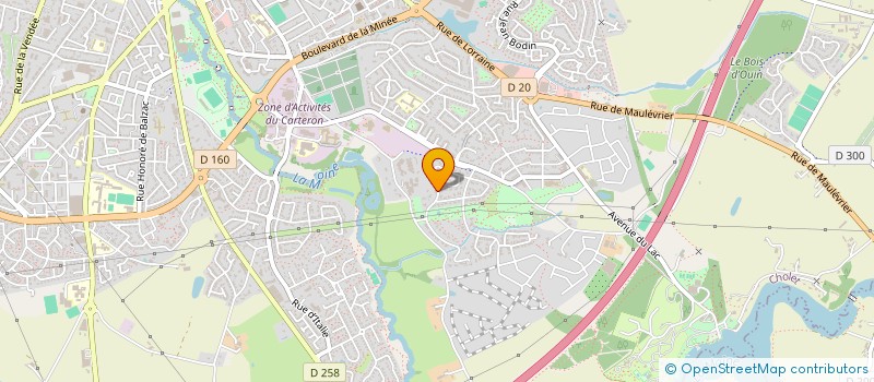localisation de l'entreprise SPAJJL à CHOLET