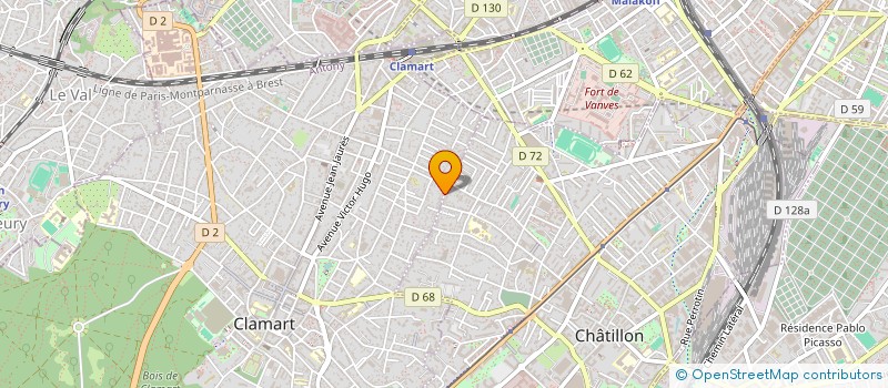 localisation de l'entreprise SPAL à CLAMART