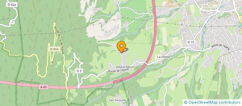 localisation de l'entreprise SPAL IMMO  LA MOTTE-SERVOLEX