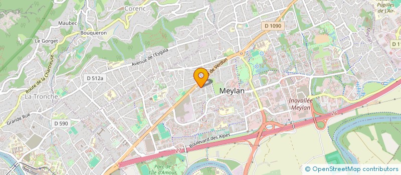 localisation de l'entreprise SPALANDE à MEYLAN
