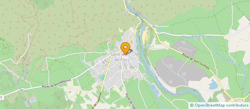 localisation de l'entreprise SPALAZZIO  ANIANE