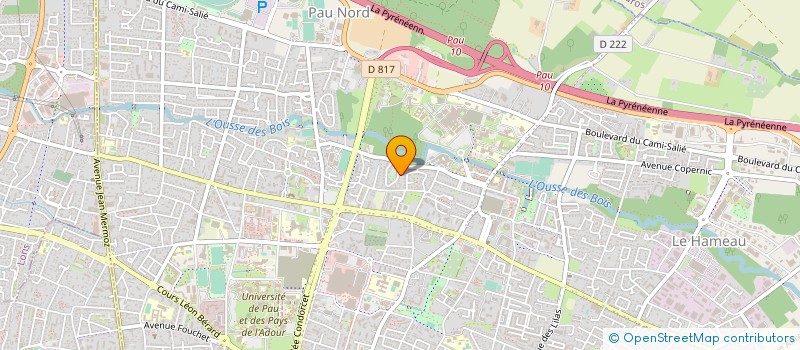 localisation de l'entreprise SPALTER EGO à PAU