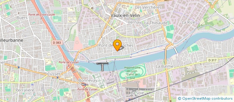 localisation de l'entreprise SPALU  VAULX-EN-VELIN