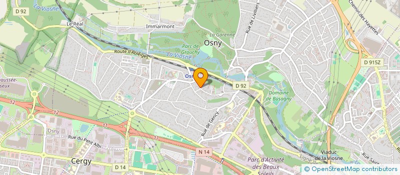 localisation de l'entreprise SPAM  OSNY