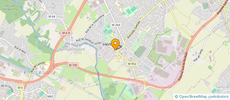 localisation de l'entreprise SPAM  HEM