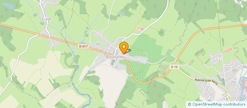 localisation de l'entreprise SPAM  BOULIGNEY