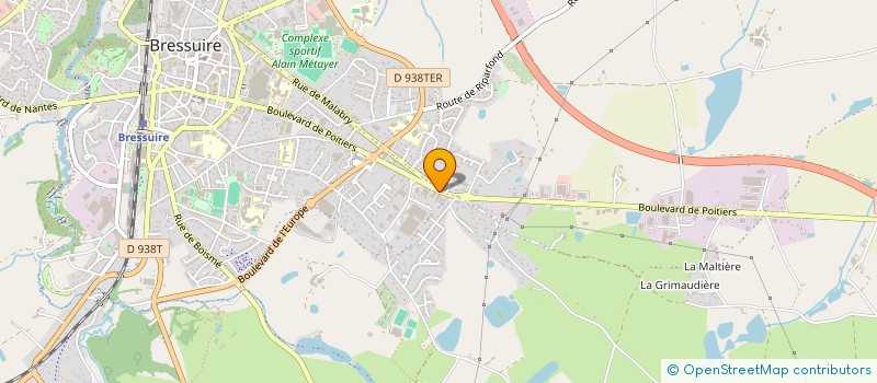 localisation de l'entreprise SPAM  BRESSUIRE