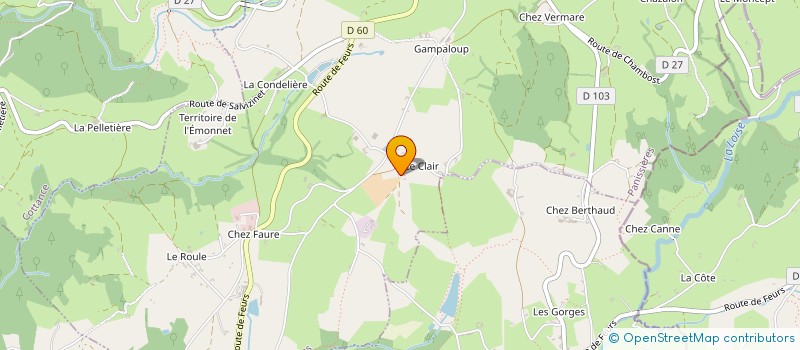 localisation de l'entreprise SPAM  PANISSIERES