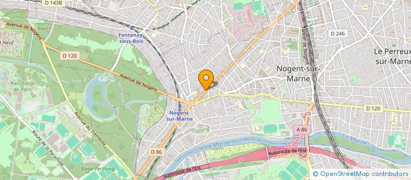 localisation de l'entreprise SPAMELEC  NOGENT-SUR-MARNE