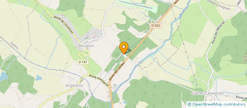 localisation de l'entreprise SPAMOURET  BOUGLON