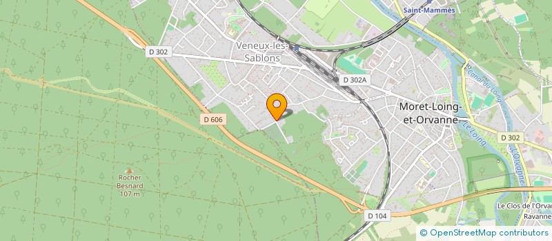 localisation de l'entreprise SPAMV  MORET-LOING-ET-ORVANNE