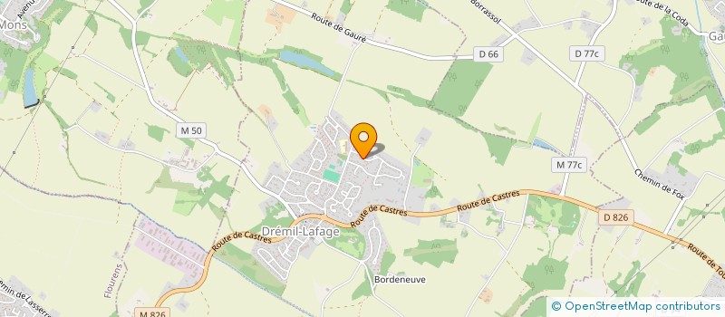 localisation de l'entreprise SPAN  DREMIL-LAFAGE