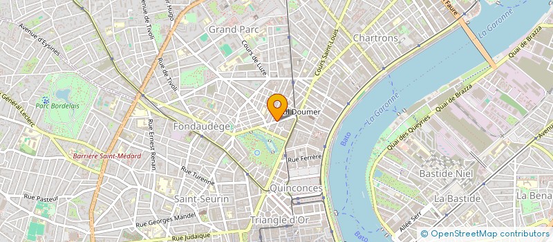 localisation de l'entreprise SPAN33  BORDEAUX