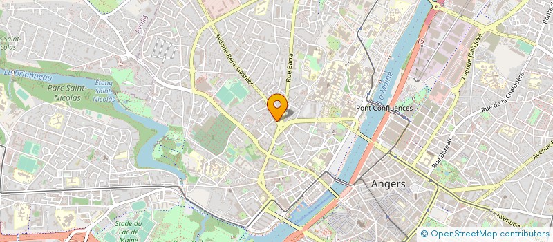 localisation de l'entreprise SPANDIS49 à ANGERS