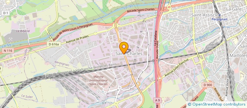 localisation de l'entreprise SPANFRUITS à PERPIGNAN