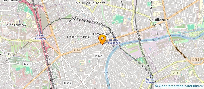 localisation de l'entreprise SPANISLA à LE PERREUX-SUR-MARNE