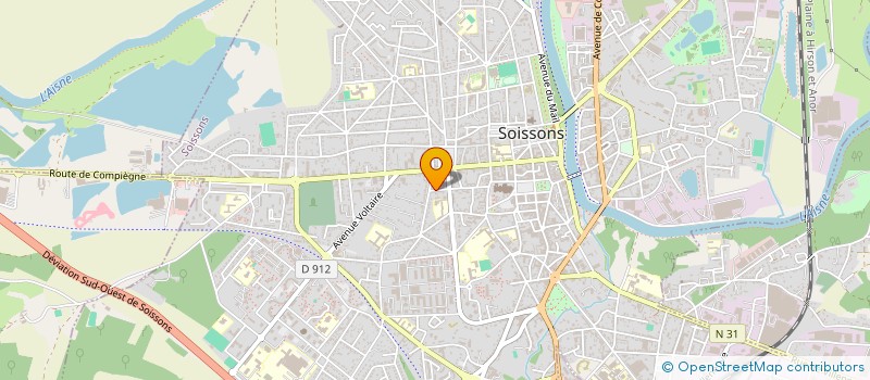 localisation de l'entreprise SPANNJAN  SOISSONS