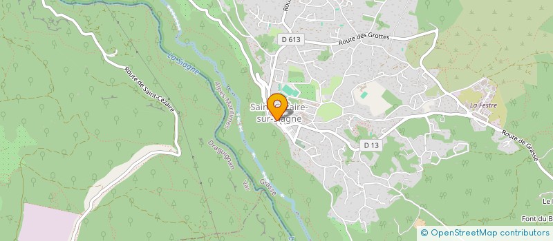 localisation de l'entreprise SPANO à SAINT-CEZAIRE-SUR-SIAGNE