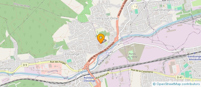 localisation de l'entreprise SPANU ET FILS SARL à VITRY-SUR-ORNE