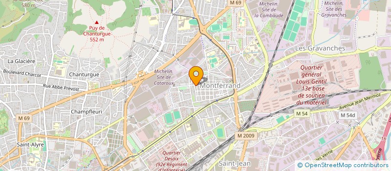 localisation de l'entreprise SPAR RESEAU  CLERMONT-FERRAND