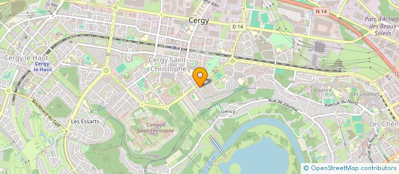 localisation de l'entreprise SPARACIONI MUSIC  CERGY