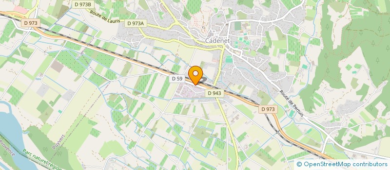 localisation de l'entreprise SPARCAD  CADENET