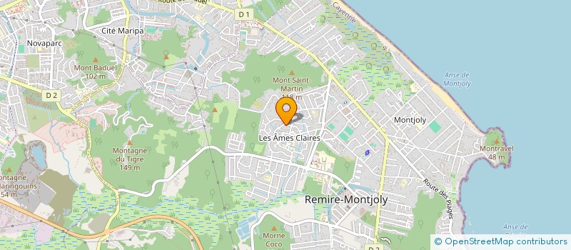 localisation de l'entreprise SPARE PARTS SERVICES  REMIRE-MONTJOLY