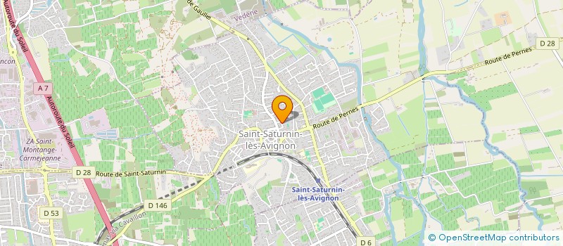 localisation de l'entreprise SPAREDA à SAINT-SATURNIN-LES-AVIGNON