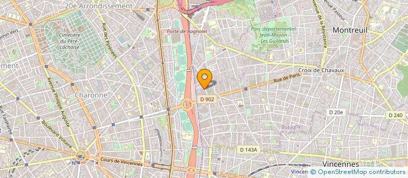 localisation de l'entreprise SPAREKA à MONTREUIL