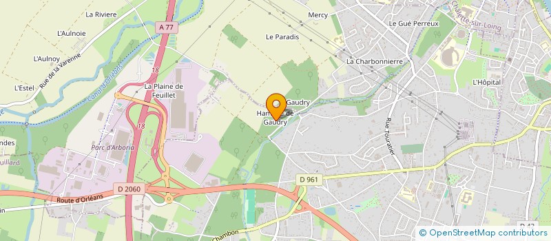 localisation de l'entreprise SPARES  VILLEMANDEUR