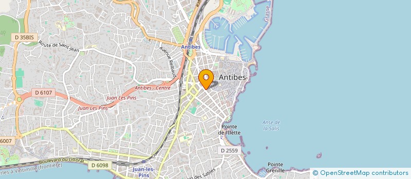 localisation de l'entreprise SPARFEL ONGLES ESTHETIQUE à ANTIBES