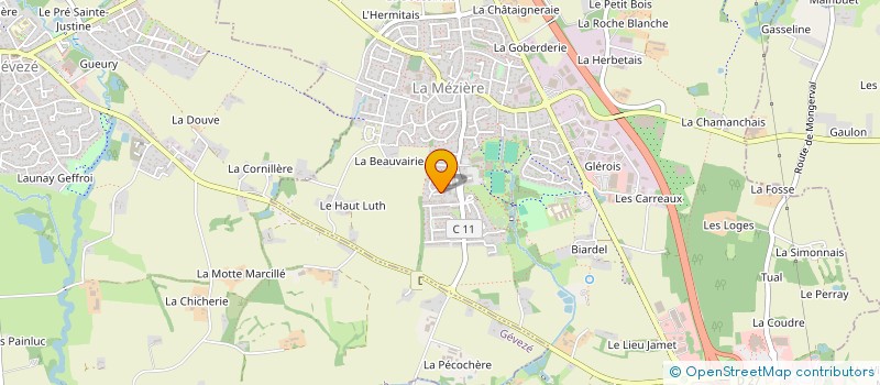 localisation de l'entreprise SPARFELL.AOZ  LA MEZIERE