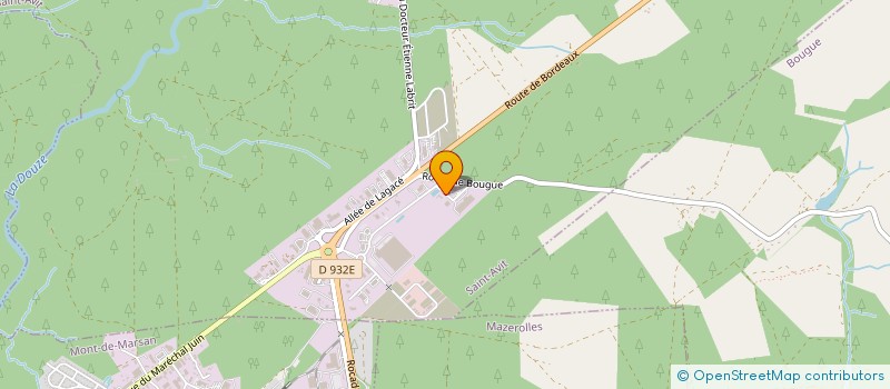 localisation de l'entreprise SPARFELL INDUSTRY  SAINT-AVIT