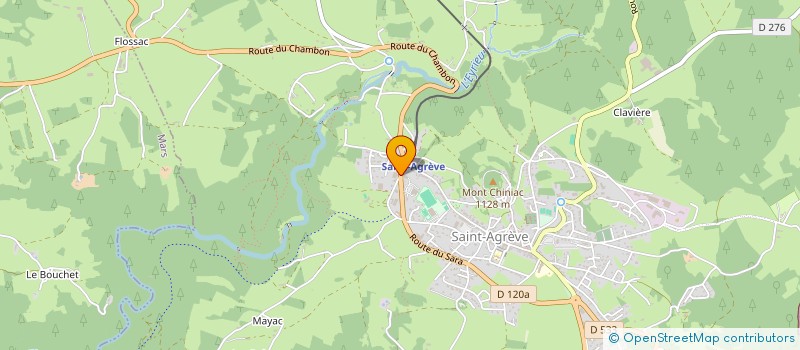 localisation de l'entreprise SPARK à SAINT-AGREVE
