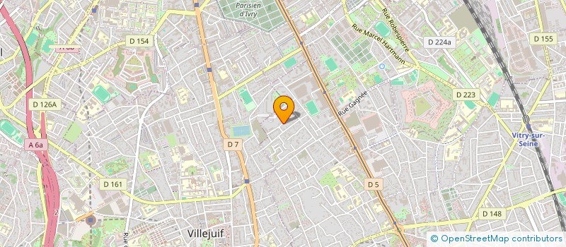 localisation de l'entreprise SPARK 56 à VITRY-SUR-SEINE