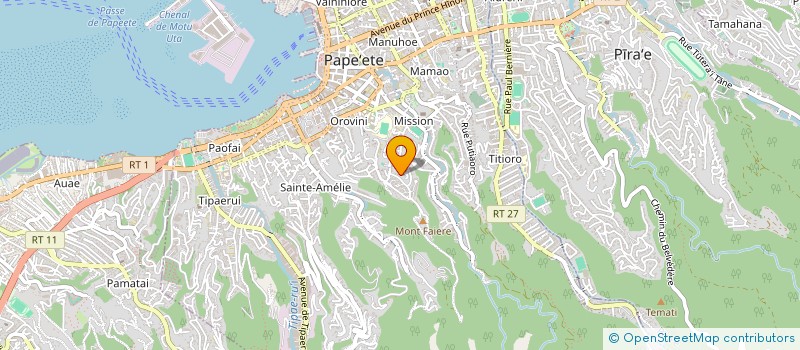 localisation de l'entreprise SPARK à PAPEETE