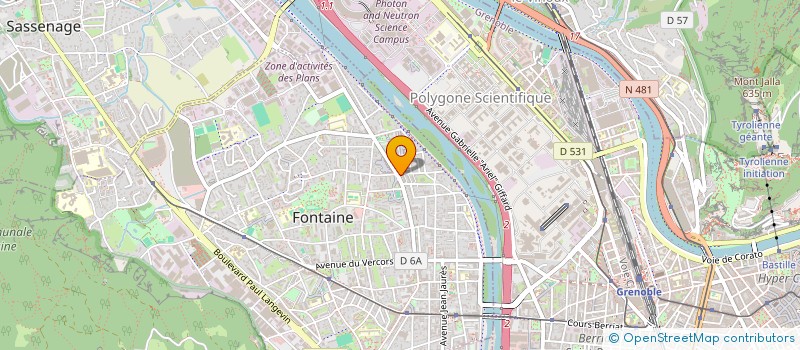 localisation de l'entreprise SPARK  FONTAINE