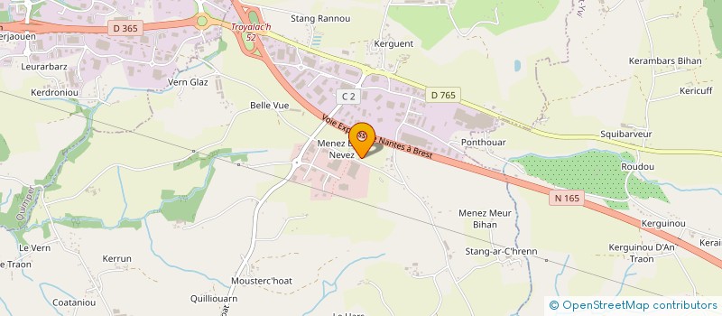 localisation de l'entreprise SPARK  SAINT-EVARZEC