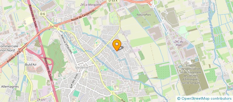 localisation de l'entreprise SPARK à VEDENE