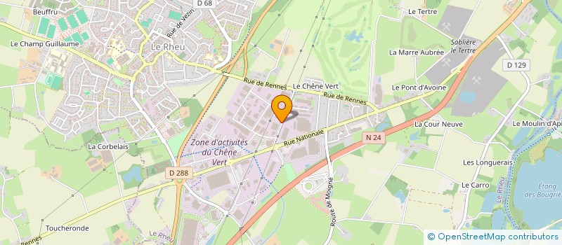 localisation de l'entreprise SPARK AUTOMOBILES  LE RHEU