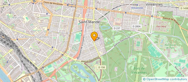 localisation de l'entreprise SPARK & COLIBRI à SAINT-MANDE