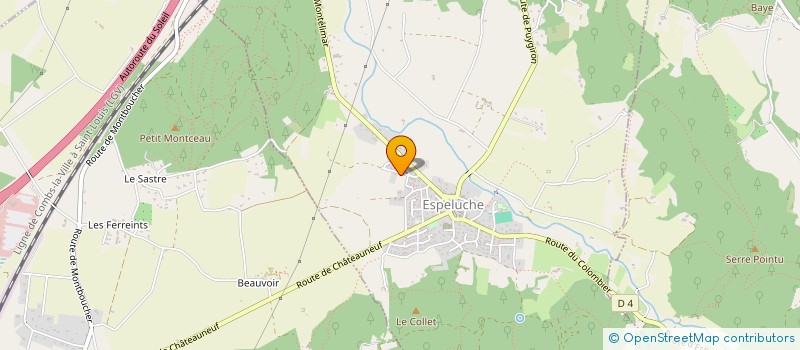 localisation de l'entreprise SPARK CONNECT  LA BATIE-ROLLAND