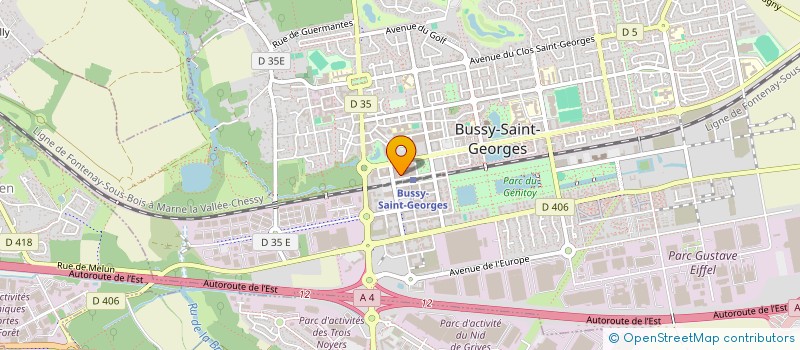 localisation de l'entreprise SPARK IT  BUSSY-SAINT-GEORGES