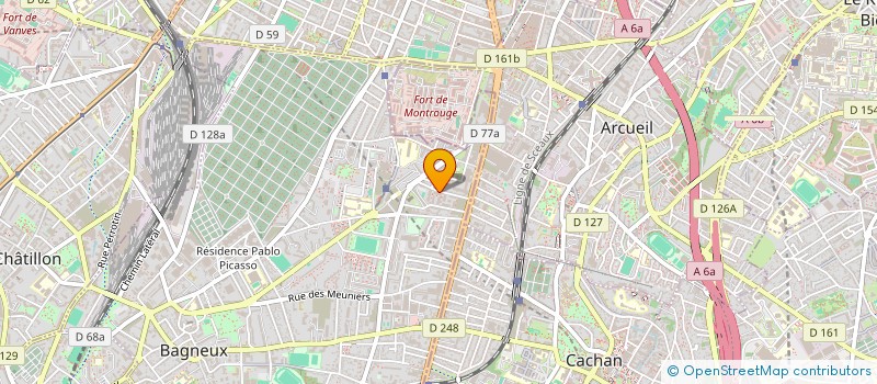 localisation de l'entreprise SPARKBLUE à BAGNEUX