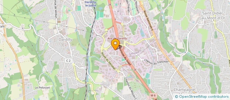 localisation de l'entreprise SPARKCS  DARDILLY